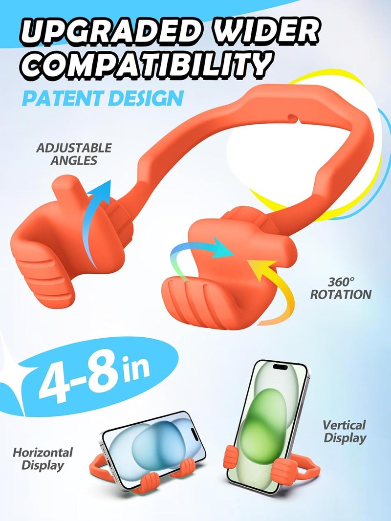 CALDEVER Valentines Gifts for Teens Boys Girls Cell Phone Stand: Upgrade Adjustable 1 Pack Thumbs Up Lazy Phone Holder for Desk Fun Birthday Gifts for Grandma Adults Husband from Wife - Image 2